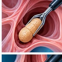 Medical illustration of Airway foreign body removal